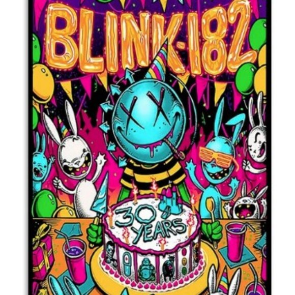 Blink-182 30th Anniversary Year Poster - Picture 1 of 2